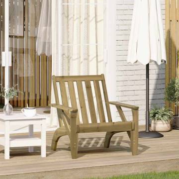 Garden Adirondack Chair - Durable Pinewood Comfort | HipoMarket