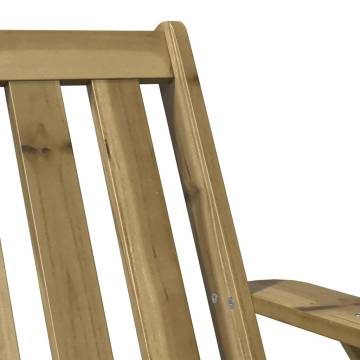 Garden Adirondack Chair - Durable Pinewood Comfort | HipoMarket