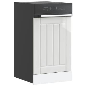 High Gloss White Dishwasher Panel - Lucca | HipoMarket