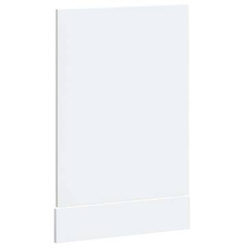 High Gloss White Dishwasher Panel - Lucca | HipoMarket