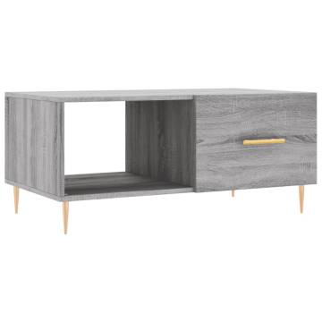 Elegant Grey Sonoma Coffee Table - 90x50x40 cm | HipoMarket