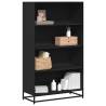  Bookcase Black 80.5x35x139 cm Engineered Wood Colour black Quantity in Package 1 Height 139 cm Width 80.5 cm 