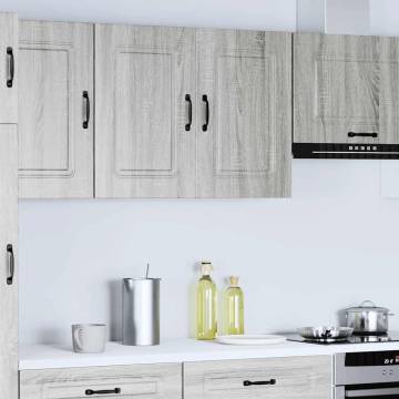 Kalmar Grey Sonoma Kitchen Wall Cabinet | Hipo Market UK