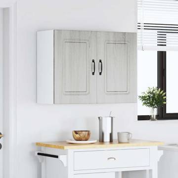 Kalmar Grey Sonoma Kitchen Wall Cabinet | Hipo Market UK