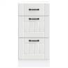 Lucca White Kitchen Base Cabinet - Ample Storage & Durable Design