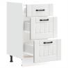 Lucca White Kitchen Base Cabinet - Ample Storage & Durable Design