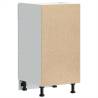 Lucca White Kitchen Base Cabinet - Ample Storage & Durable Design