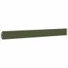 Olive Green Lawn Edgings - 10 Pcs Cold-Rolled Steel | HipoMarket