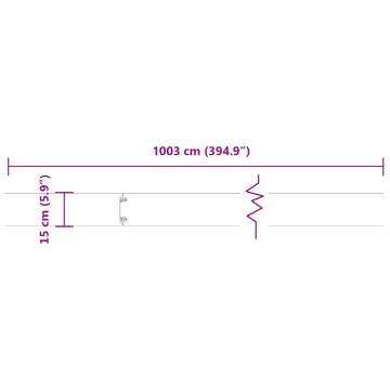 Lawn Edgings 10 pcs 15x103 cm Stainless Steel - Durable Garden Borders