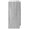 Reception Desk Grey Sonoma - Stylish & Functional | Hipomarket