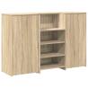 Reception Desk Sonoma Oak - Stylish & Versatile Office Solution