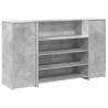 Concrete Grey Reception Desk - Stylish & Functional | HipoMarket