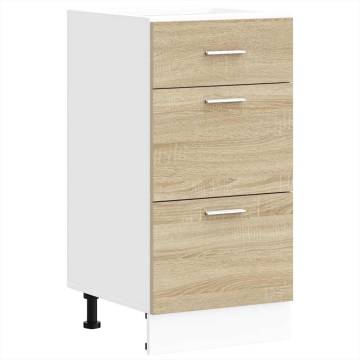 Sonoma Oak Bottom Cabinet - 40x46x81.5 cm | Durable & Stylish