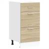 Sonoma Oak Bottom Cabinet - 40x46x81.5 cm | Durable & Stylish