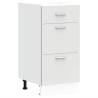 Bottom Cabinet White 40x46x81.5 cm - Durable & Space-Saving