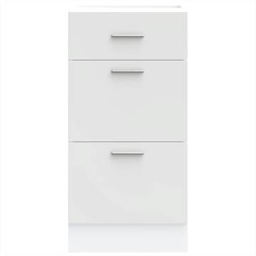 Bottom Cabinet White 40x46x81.5 cm - Durable & Space-Saving