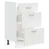 Bottom Cabinet White 40x46x81.5 cm - Durable & Space-Saving