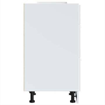 Bottom Cabinet White 40x46x81.5 cm - Durable & Space-Saving