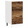 Bottom Cabinet Old Wood 40x46x81.5 cm | Durable Kitchen Storage