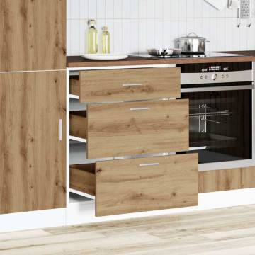 Artisan Oak Kitchen Base Cabinet - Elegant Storage Solution