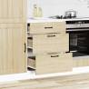 Kitchen Base Cabinet Lucca Sonoma Oak - Durable Storage Solution