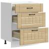 Kitchen Base Cabinet Lucca Sonoma Oak - Durable Storage Solution