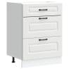 Kalmar White Kitchen Base Cabinet - Ample Storage & Durable