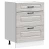 Kalmar Grey Sonoma Kitchen Base Cabinet - Ample Storage Solution