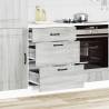 Kalmar Grey Sonoma Kitchen Base Cabinet - Ample Storage Solution