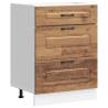 Kalmar Old Wood Kitchen Base Cabinet - Durable & Stylish