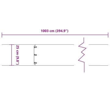 10 pcs Lawn Edgings | Galvanised Steel | Durable Garden Borders