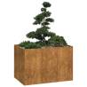  Planter Rusty 120x80x80 cm Weathering Steel Colour weathering steel/brown Size 120 x 80 x 80 cm Quantity in Package 1 