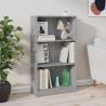 Book Cabinet Grey Sonoma 60x24x109 cm Engineered Wood Colour grey sonoma Size 60 x 24 x 109 cm Quantity in Package 1 