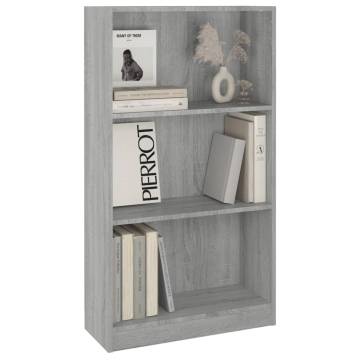 Book Cabinet Grey Sonoma - Stylish Storage Solution