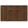 Stylish 3-Piece Brown Oak Engineered Wood Sideboards