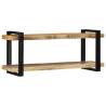 Wall Shelf 110x33x45 cm - Solid Rough Mango Wood | HipoMarket