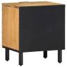 Stylish Brown Bedside Cabinet - Solid Mango Wood | HipoMarket