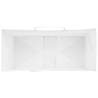 Paper Bags with Handles - 50 Pcs White 26x12x35 cm