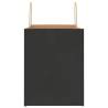 Buy Durable Black Paper Bags with Handles - 50 pcs | HipoMarket