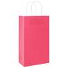 50 Pink Paper Bags with Handles - Sustainable & Versatile