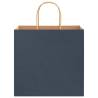 Blue Paper Bags with Handles - 250 pcs | Sustainable Packaging