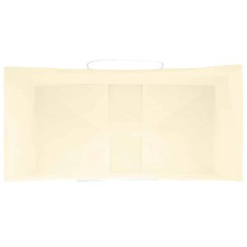 50 Yellow Paper Bags with Handles - Eco-Friendly & Durable