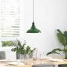 Adjustable Gloss Green Pendant Lamp E27 - Vintage Design