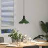 Adjustable Gloss Green Pendant Lamp E27 - Vintage Design