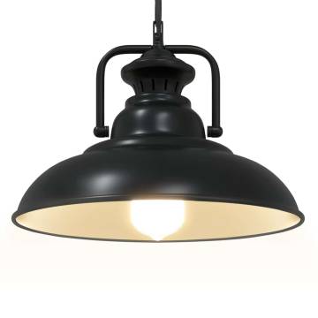 Stylish Black E27 Pendant Lamp Ø 31 cm | HipoMarket