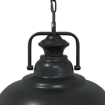 Stylish Black E27 Pendant Lamp Ø 31 cm | HipoMarket