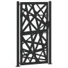 Garden Gate Black 105x180 cm Steel Light Design | HipoMarket