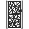 Garden Gate Black 105x180 cm Steel Light Design | HipoMarket