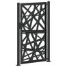 Garden Gate Black 105x180 cm Steel Light Design | HipoMarket