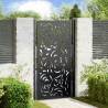  Garden Gate Black 105x180 cm Steel Flame Design Colour steel/black Size 105 x 180 cm Model flame design 